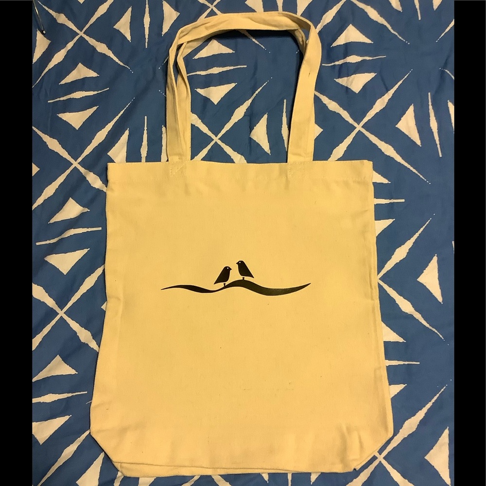 Bird Canvas Bag NWOT